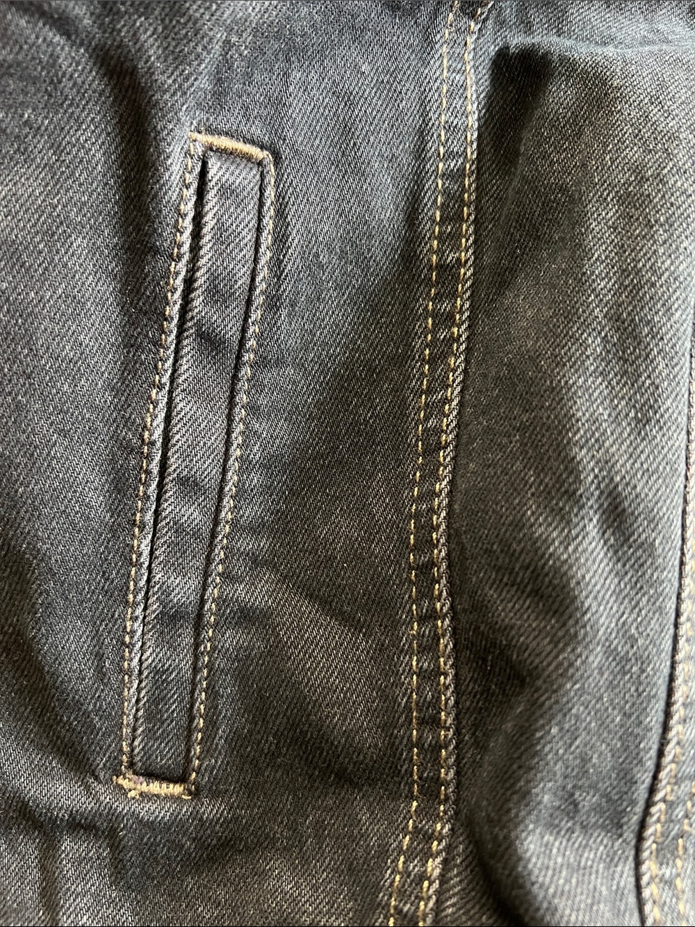 Universal Thread Denim Jacket Black Jean Jacket Classic Style Washed Black - Picture 11 of 11